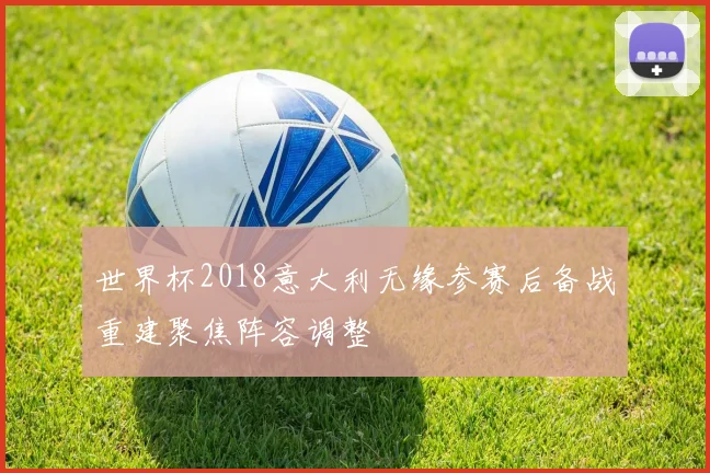 世界杯2018意大利无缘参赛后备战重建聚焦阵容调整